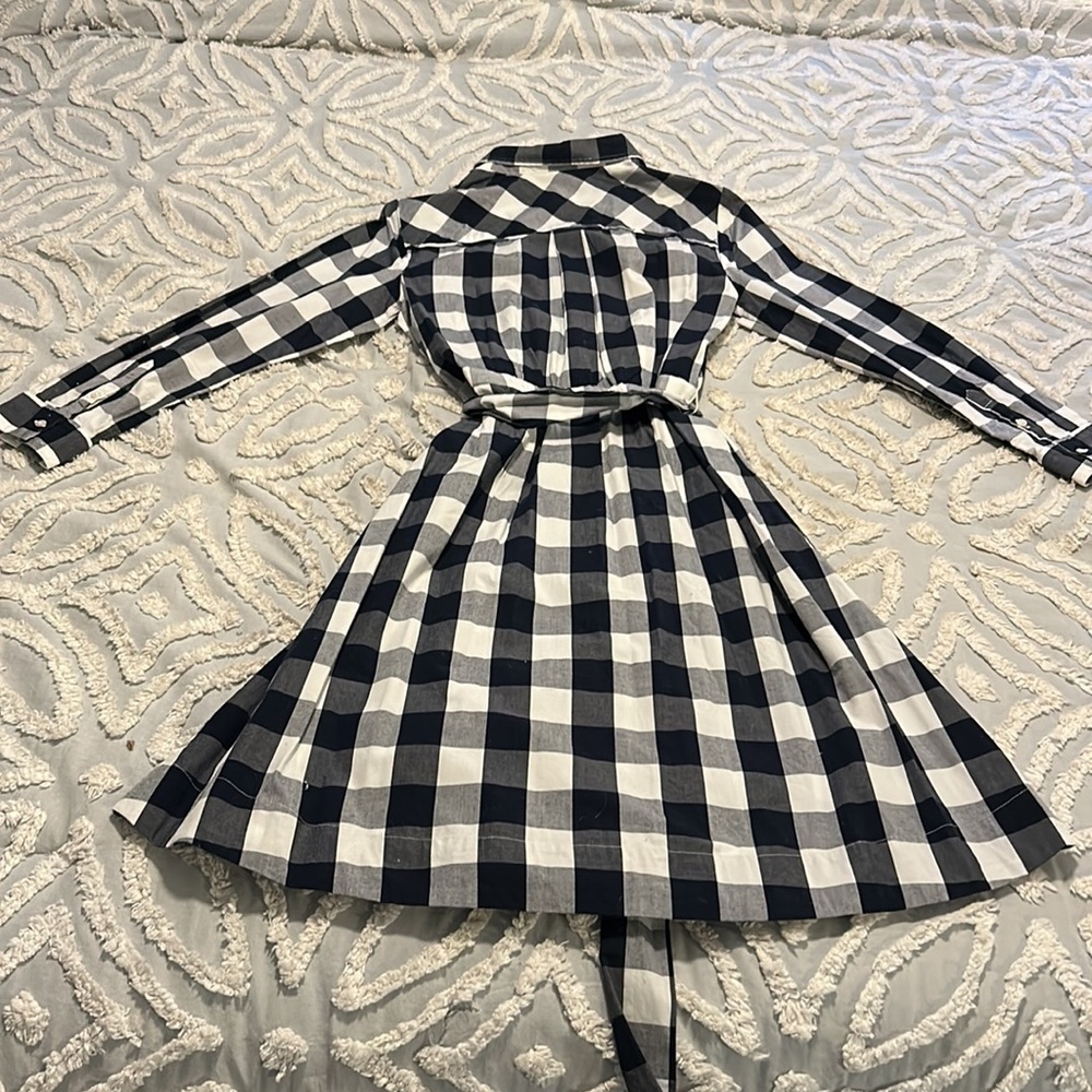 J Crew Long-sleeve Plaid Dress - Picture 4 of 5